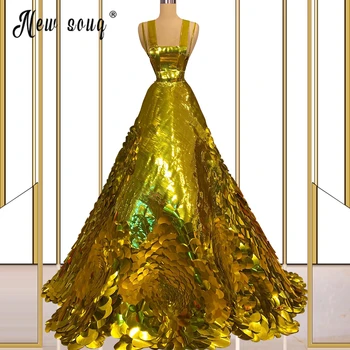 Unique Design Mermaid Fabric Prom Gowns A Line Bling Bling Red Carpet Runway Gowns Robes Women Graduation Dresses Vestidos