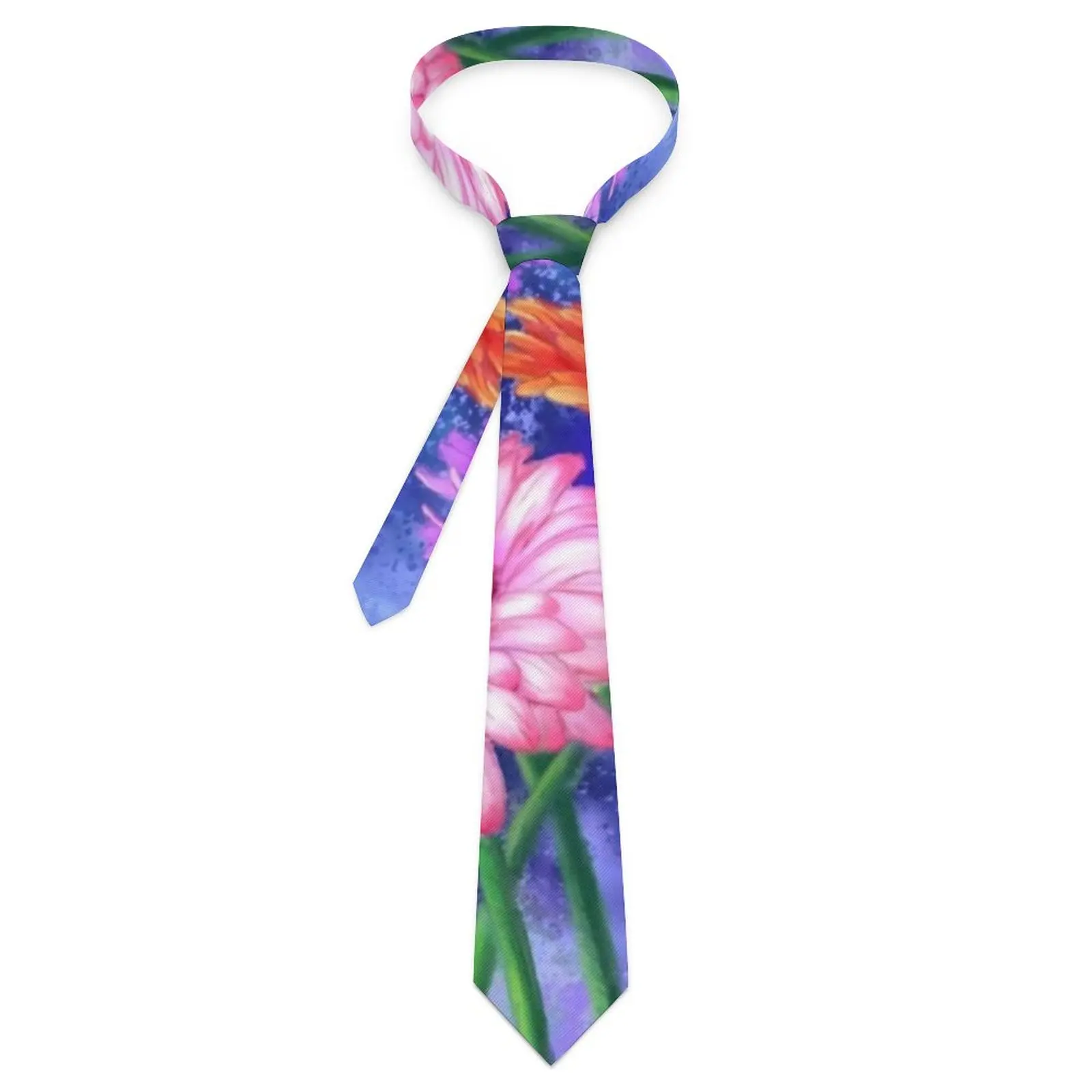 

Галстук с цветочным рисунком, трехцветные Галстуки, оригинальные галстуки на шею, новинка, повседневный галстук на воротник для мужчин, ежедневная одежда