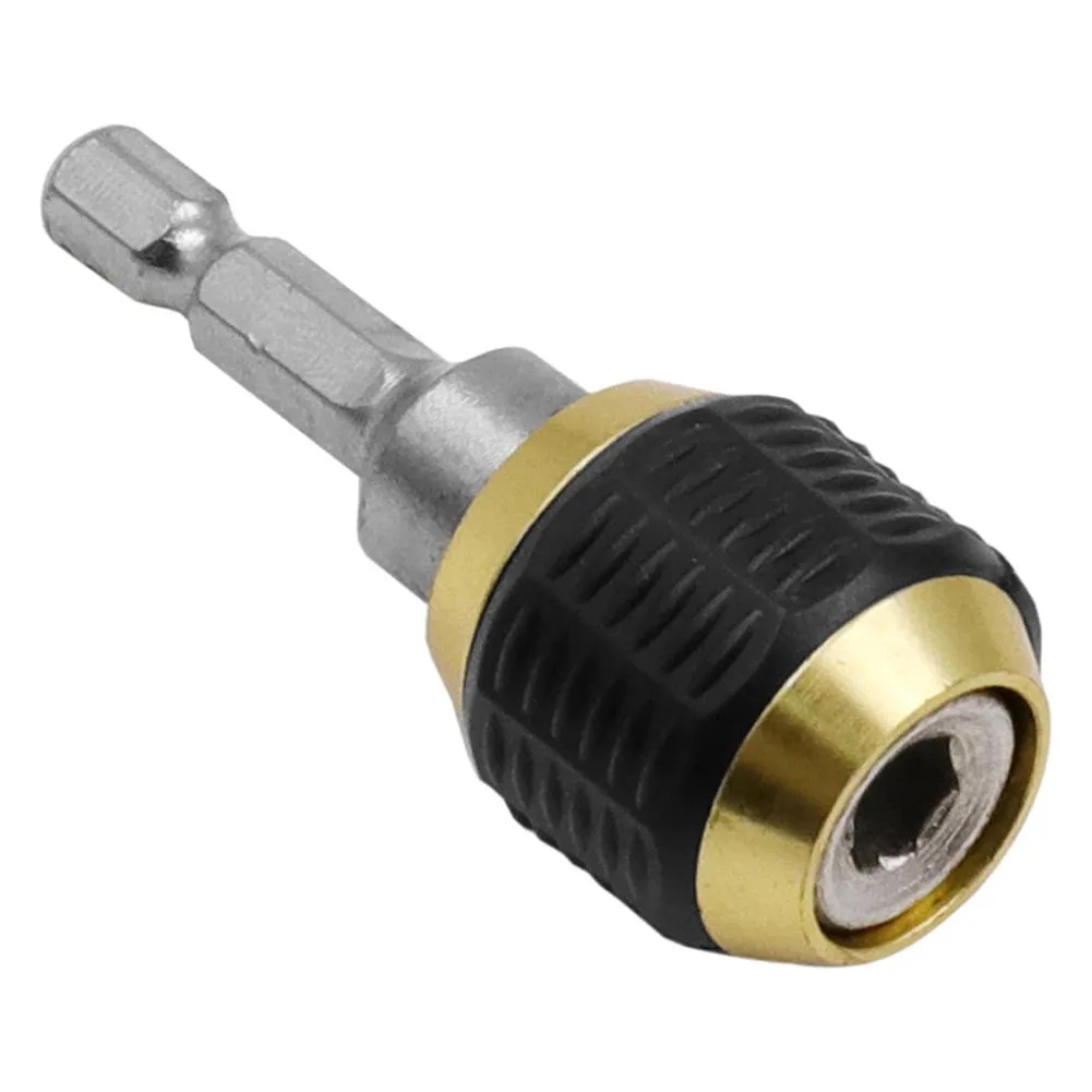 

2PCS 60/150mm Keyless Drill Chuck Screwdriver Impact Driver Adaptor 1/4 Inch Hex Shank Drill Bit Chuck Quick Change Adapter