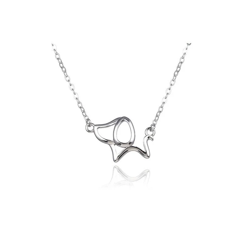 

Lefei Jewelry 925 Silver Fashion Trend Luxury Simple Creative Hollow Dog Pendant Necklace For Wome Party Wedding Charm Girl Gift
