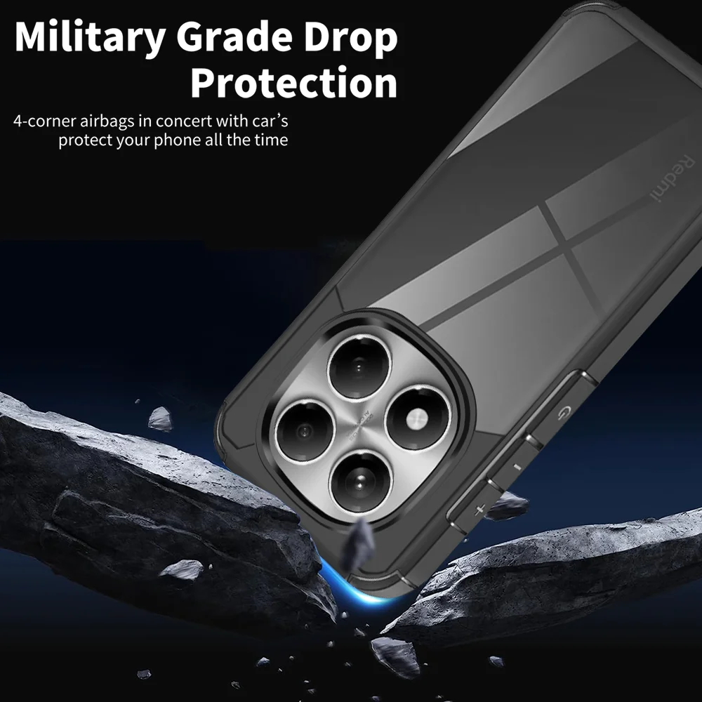 Роскошный защитный чехол для телефона Redmi Note 14 13 12 Pro Plus 11 10 5G 14C 13C A3 12C 10C 10A 9C