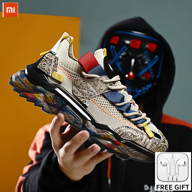 

Xiaomi Youpin - Men's Sports Shoes Casual Mesh Breathable Tennis Luxury Shoes Basketball Shoes Fashion Loafers Running Shoes