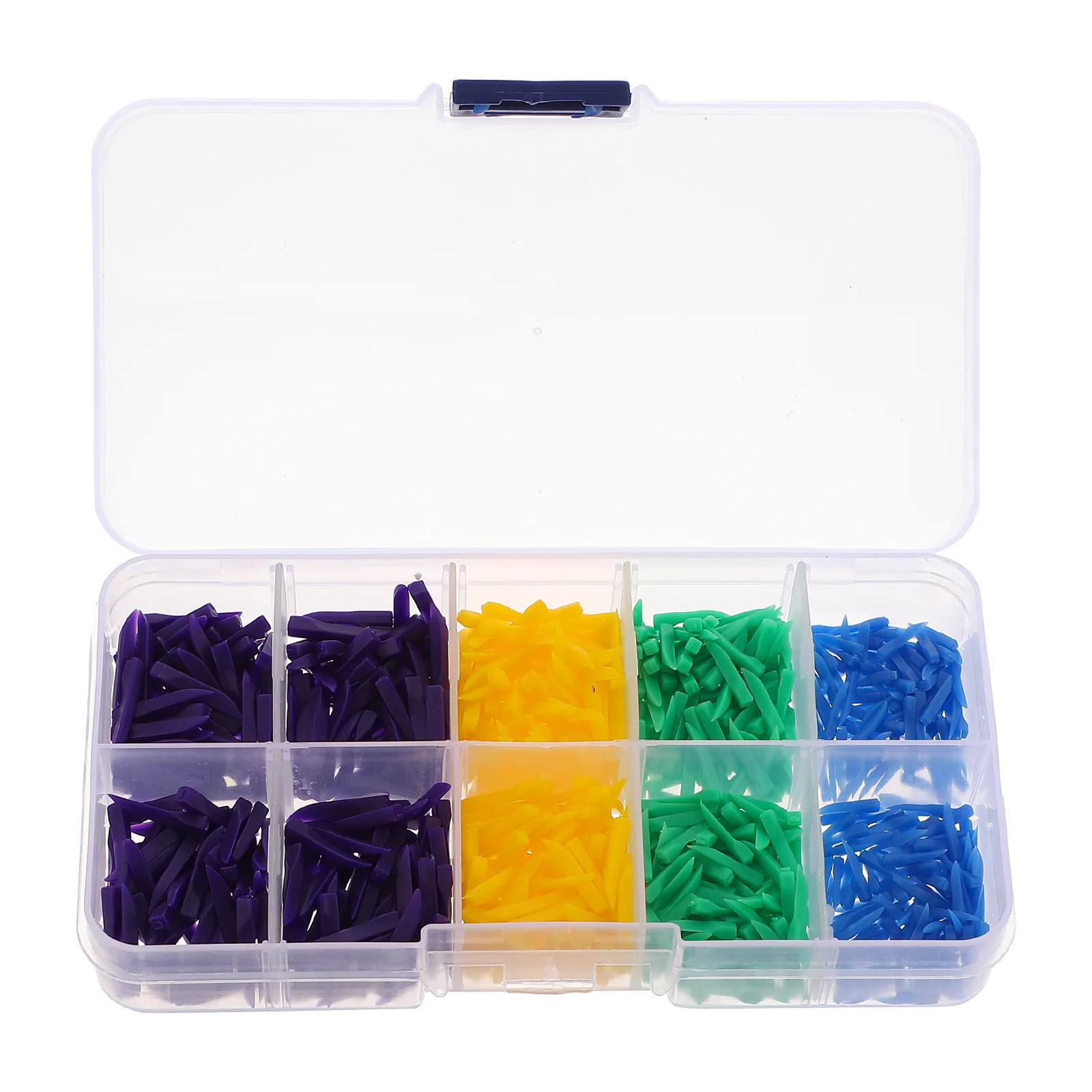 

800Pcs Wedges Color Filling Dentistry Composite Dentistry Tool Box Wedges Teeth Fixing Retainer
