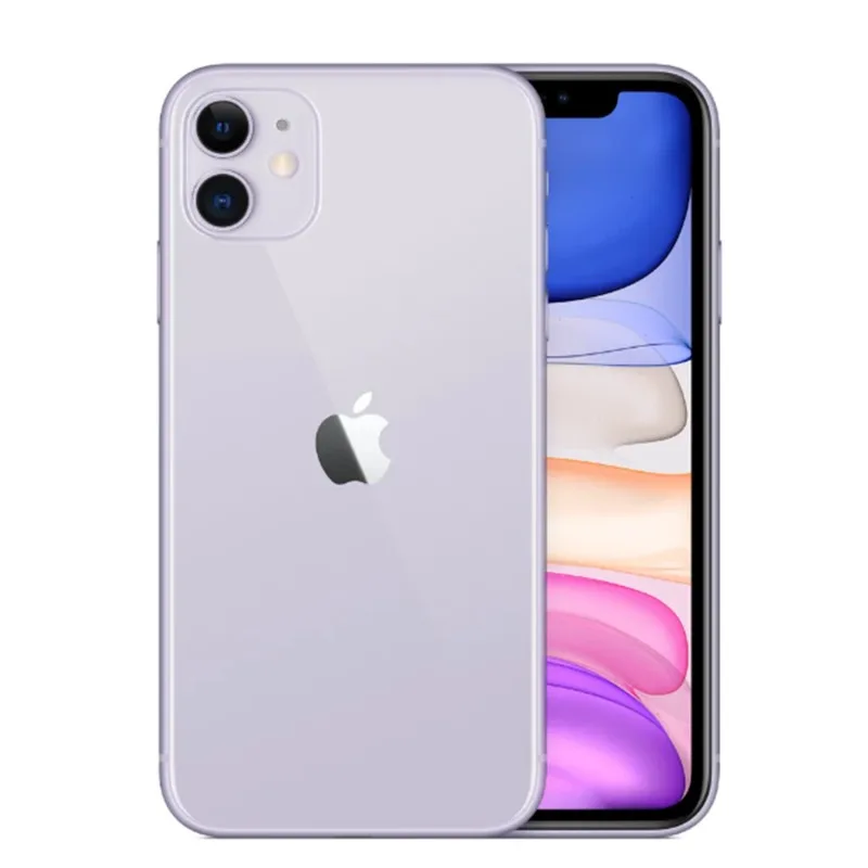 Фото Восстановленный оригинальный смартфон Apple iPhone 11 с дисплеем Liquid Retina 6,1 дюйма, чипом A13 Bionic, 4 ГБ ОЗУ, 64 ГБ ПЗУ, разблокированный на заводе №5