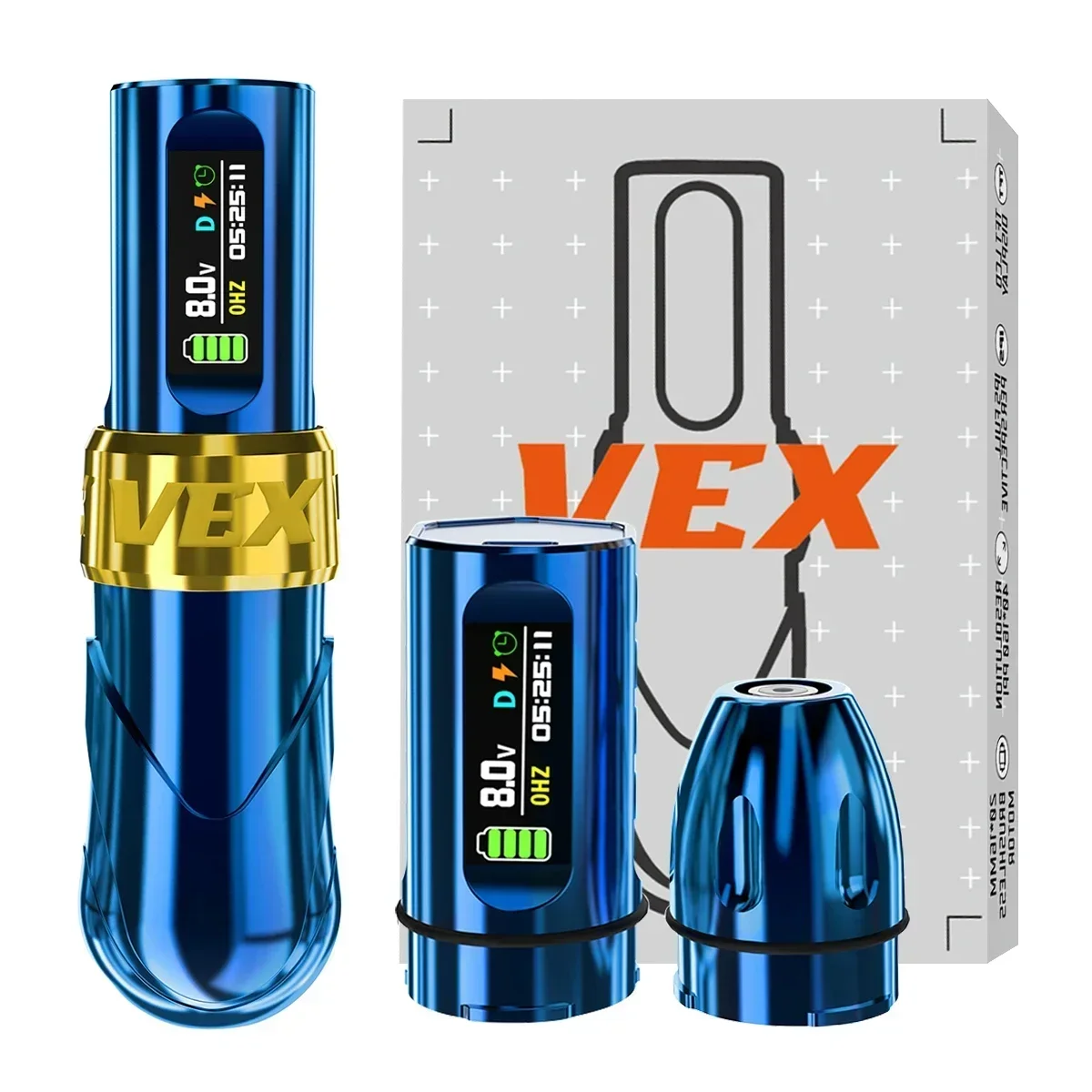 Профессиональная беспроводная тату-машинка VEX ручка с бесщеточным двигателем