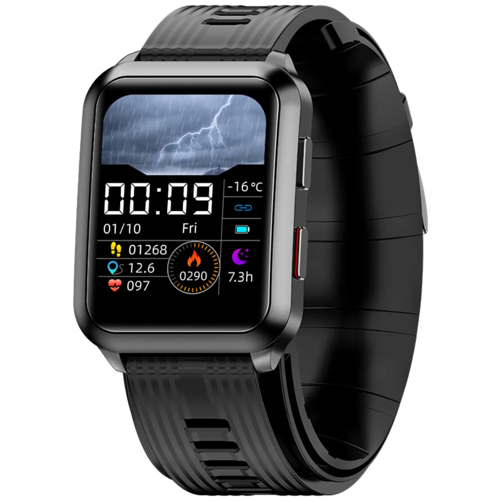 

2023 New Air Pump Blood Pressure Smart Watch Men Blood Oxygen Body Temperature Heart Rate Sleep Monitor Elder Health Smartwatch