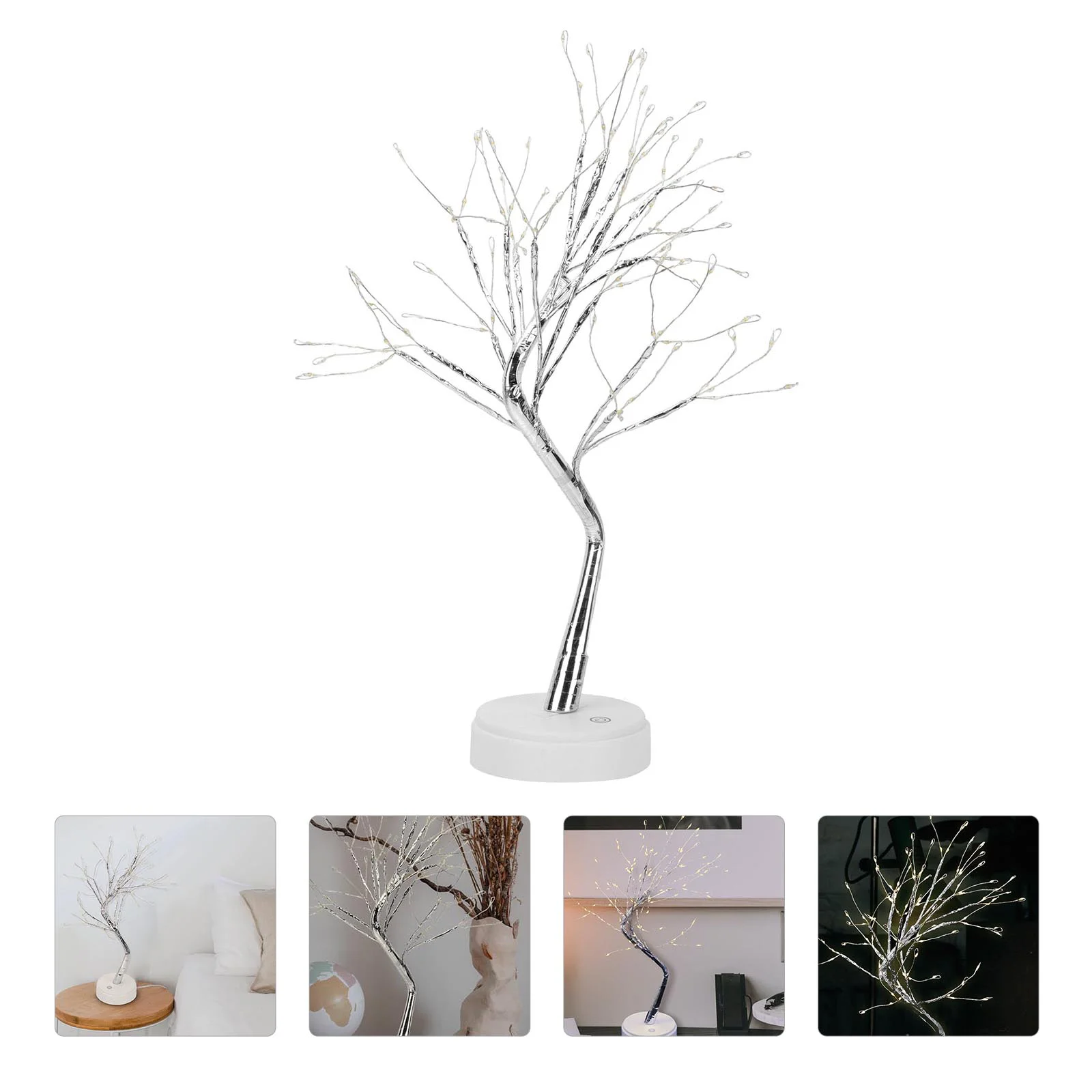 

1Pc LED Mini Lamp Decoration LED Delicate Lamp Festival Scene Ornament (White)