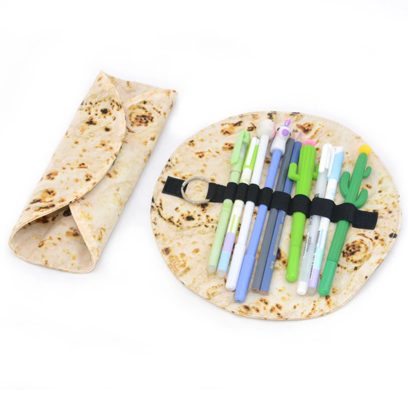 Case Kawaii Stationery Pencilcase Trousse Canvas 8 Holes 3d 