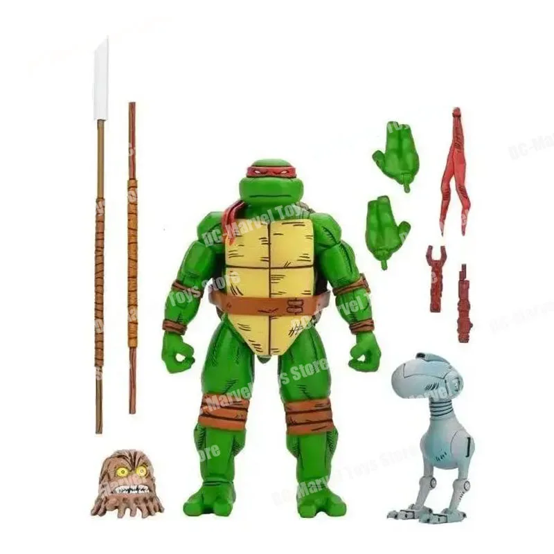 Новый Neca Tmnt Donatello Leonardo Рафаэль Микеланджело Фигурки Four Bros Комическая версия Аниме