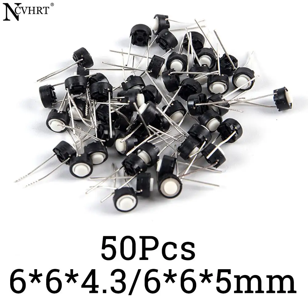 50 шт./комплект, сенсорный выключатель ALPS 6*6*4,3/6*6*5, 6*6*4,3 мм/6*6*5 мм