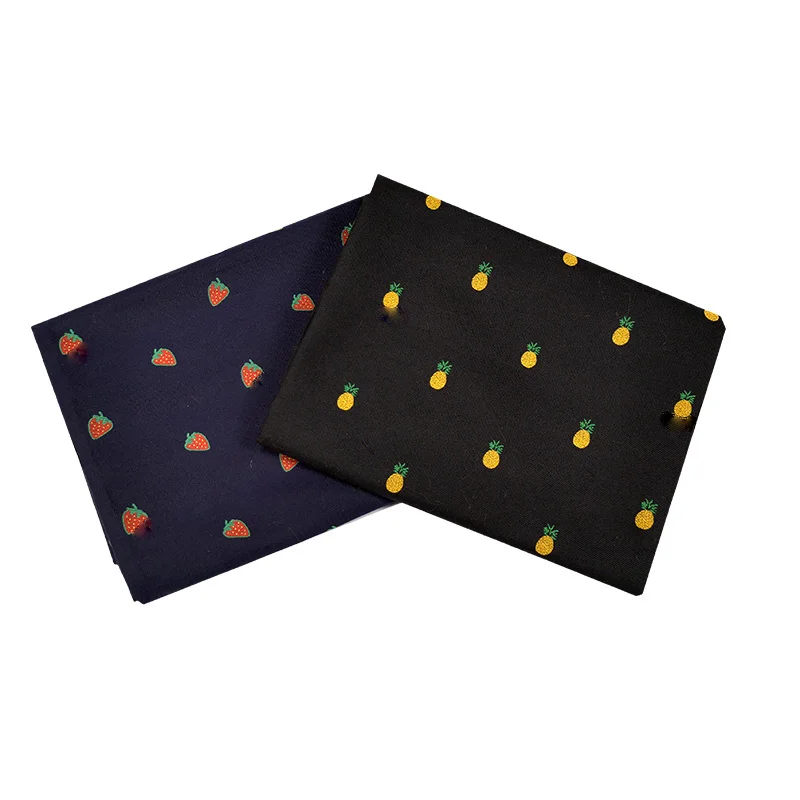 Жаккардовая жаккардовая ткань с маленьким ананасом клубникой модная для