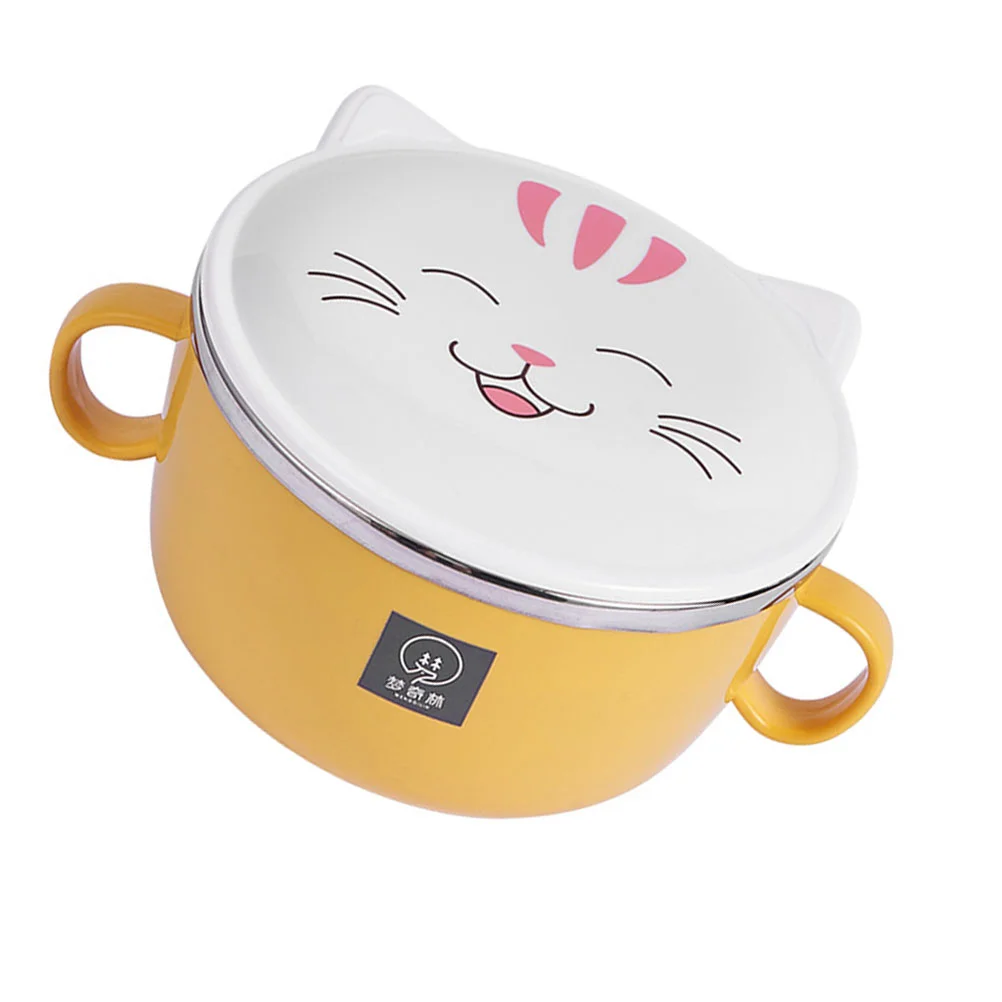 

Baking Bowl Instant Noodle Storage Noddle Rice Holder Food School Heat-resistant