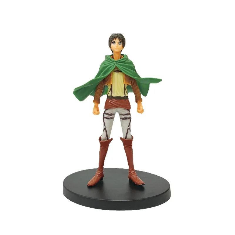 

Attack on Titan Figures Rival Ackerman Action Figure Eren Jaeger Anime Figure Levi PVC Figurine Rivaille Model Toy