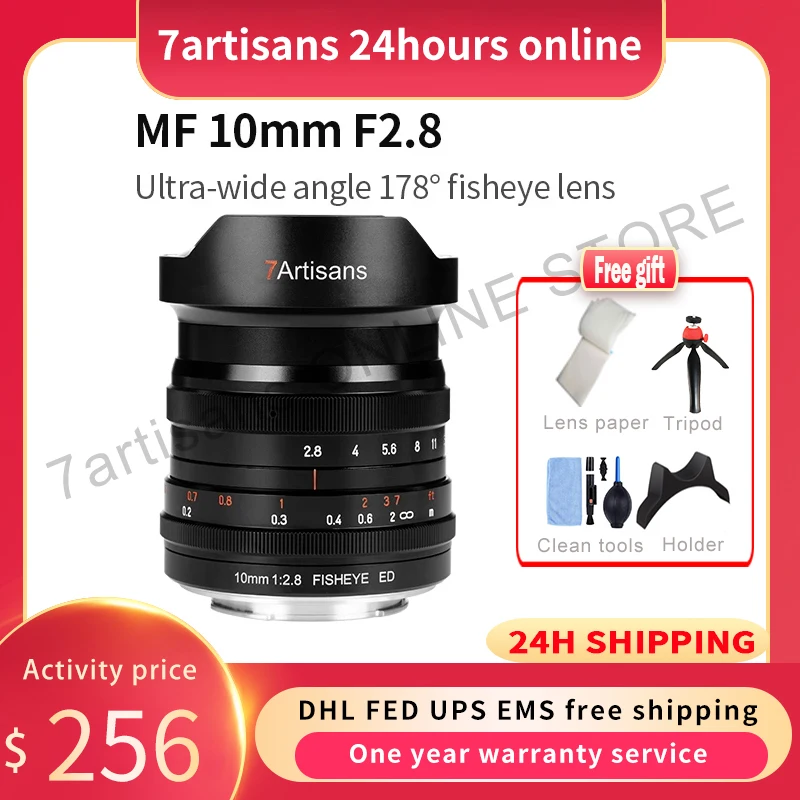 

7artisans 10mmF2.8 Full frame Ultra Wide Anglefisheye Lenses for Sony E A6400/Canon RF/ NikonZ/ SigmaL/panasonicL/LeicaL CL TL T