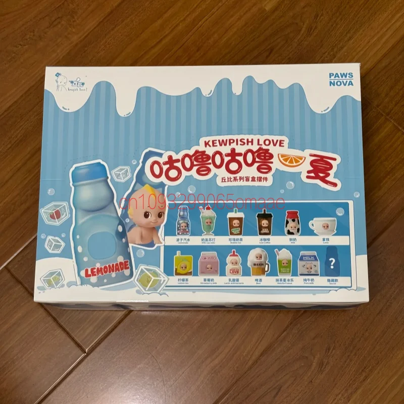 Paws Nova Kewpish Love Summer Series Blind Box: Коллекционная фигурка в Q-версии на тему напитков, настольное украшение, милая трендовая игрушка, подарок на день рождения (art.: 3920dca7debe0) - 3920dca7debe0
