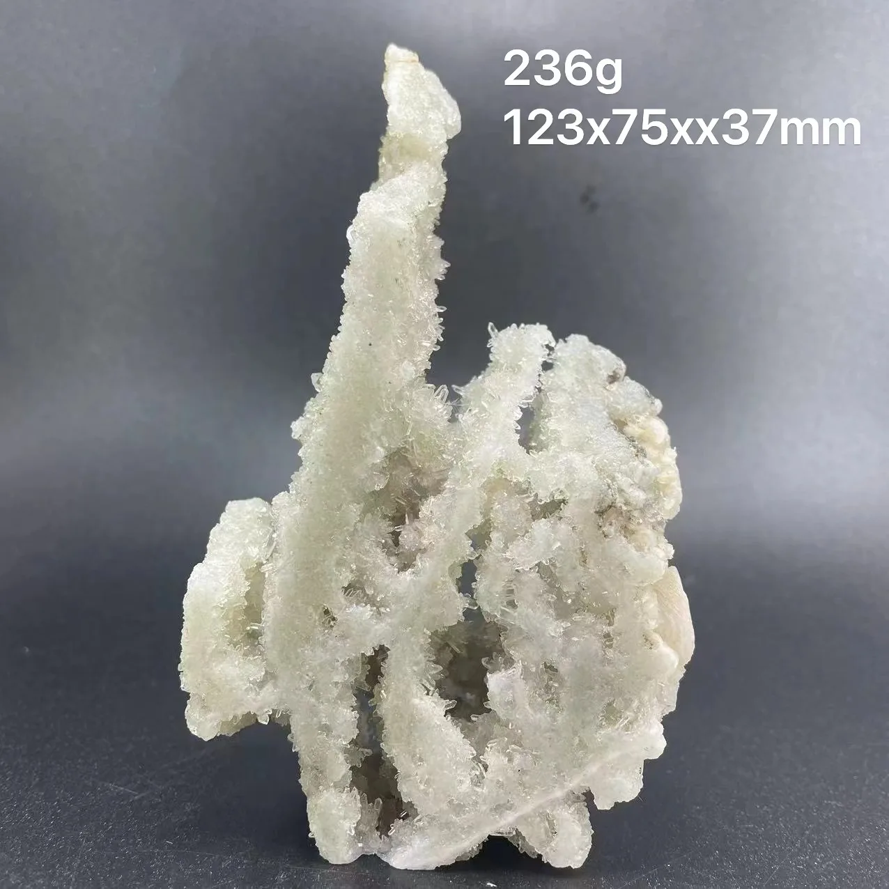 Новый! 100% натуральный кристалл + кальцит симбиотический минеральный образец