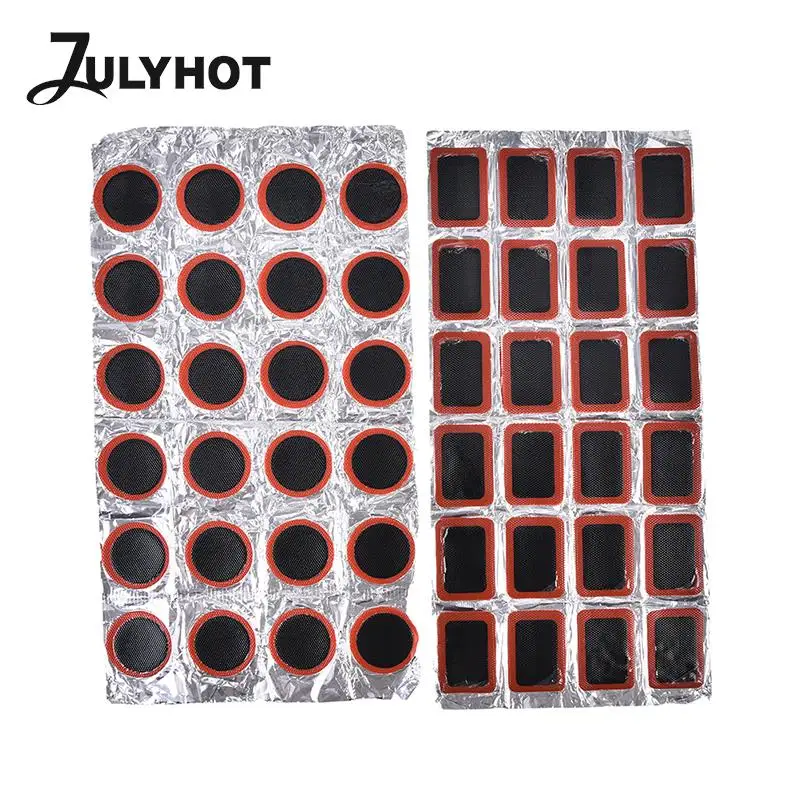 

24 шт, 25 мм, круглая резиновая велосипедная шина патч цикл ремонтные Инструменты Велоспорт велосипед шины внутренней трубки с защитой от проколов