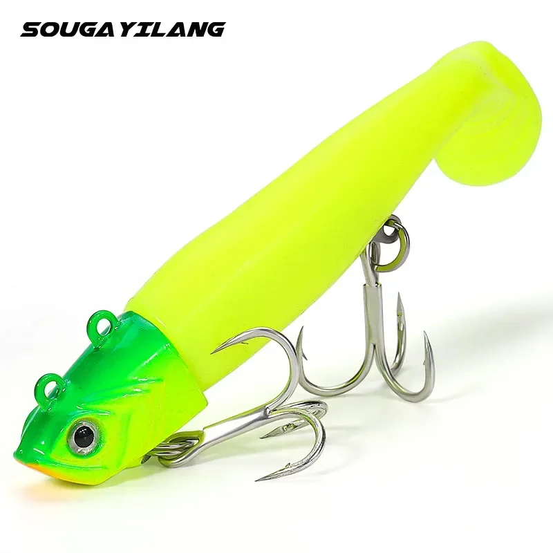 Рыболовная приманка Sougayilang Мягкая в форме гольяна 18 г 28 для морской рыбалки лодки
