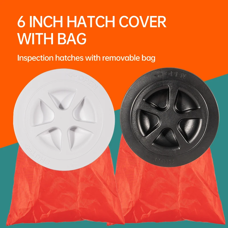 Abs Round Deck Inspection Access Hatch Cover Plastica Bianco Nero Barca Screw Out Deck Piastra Di Ispezione Per Yacht Marine 4 Pollici