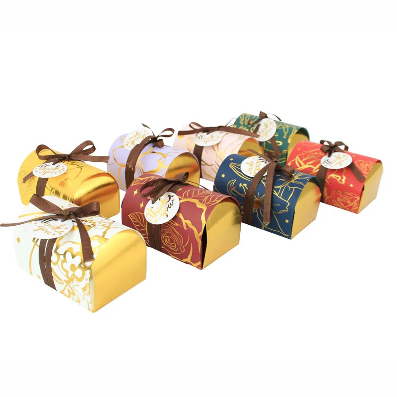 

5/20/50pcs European Style Jewelry Paper Candy Dragee Gift Box Chocolate Wedding Party Gift Packaging Wrapping Gift Bag