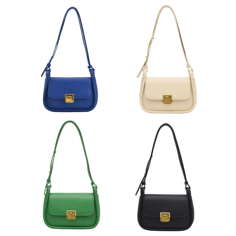 

Luxury Small PU Leather Crossbody Bags Long Belt Design Female Shoulder Purses and Handbags Underarm Bag