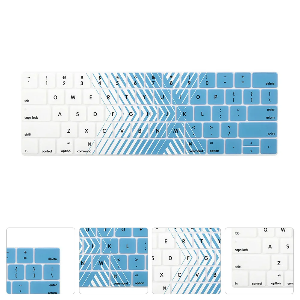 

1Pc Keyboard Cover Silicone Cover Protector Compatible with 13-inch Pro