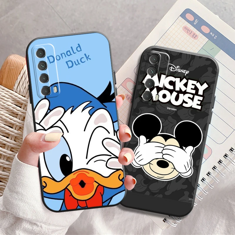 

Disney Mickey Mouse Phone Case For Huawei P Smart Z 2019 2021 P20 P20 Lite Pro P30 Lite Pro P40 P40 Lite 5G Coque Carcasa Black