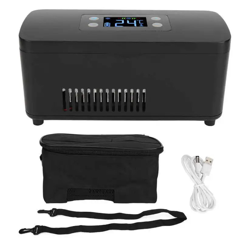 

Insulin Cooler Box Insulin Refrigerator Portable for Family for Vehicle