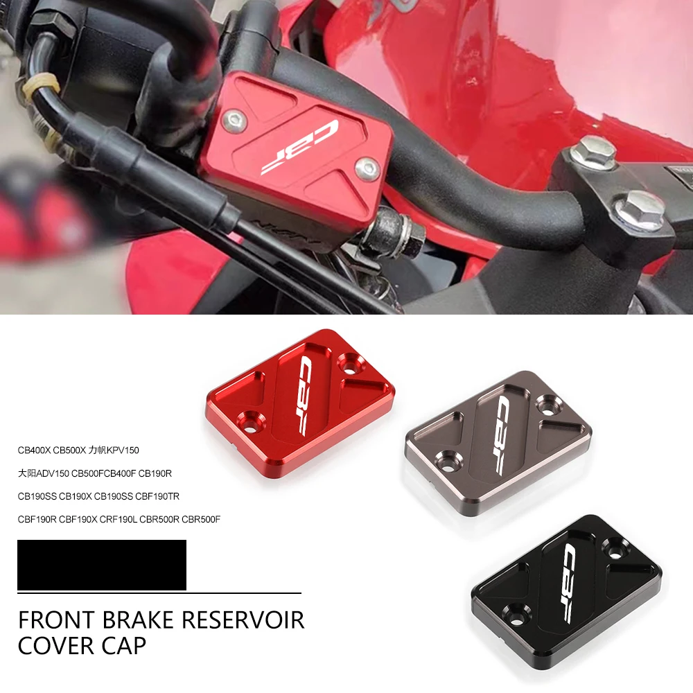 

Motorcycle Accessories Front Brake Clutch Cylinder Fluid Reservoir Cover Cap FOR HONDA CBF190TR CBF190R CBF190X CRF190L CBF 190