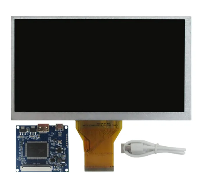 Polegada At065tn14 Tela Lcd Driver Placa de Controle Mini Hdmi-compatível para Faça Você Mesmo Lattepanda Framboesa pi Monitor de Computador 6.5