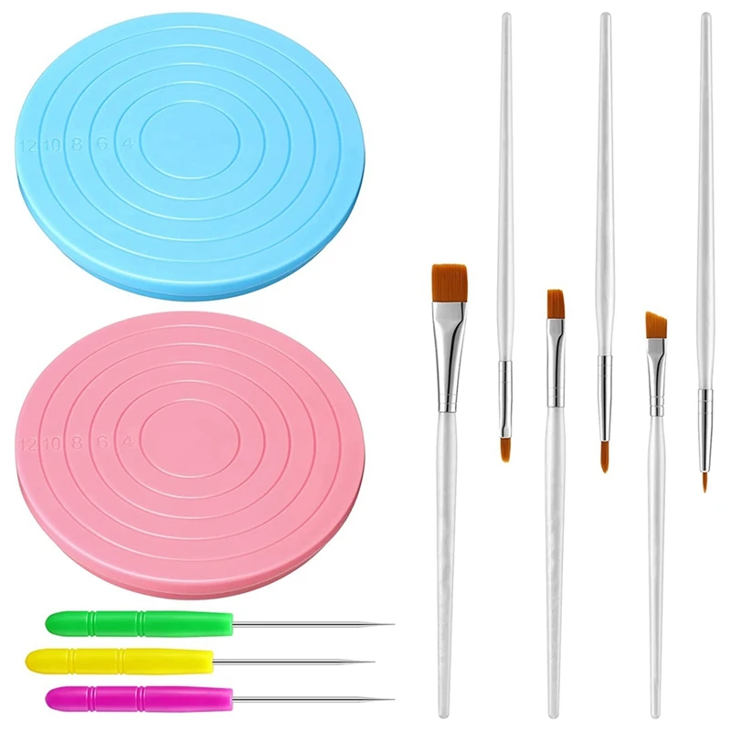 

Набор для украшения печенья, круглая Поворотная стойка для украшения печенья, вращающаяся подставка для печенья