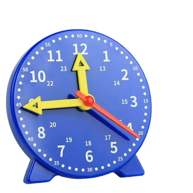 Часы Монтессори развивающие игрушки часовая минутная секундная трехигольная связь время познания детей Ранние развивающие подарки