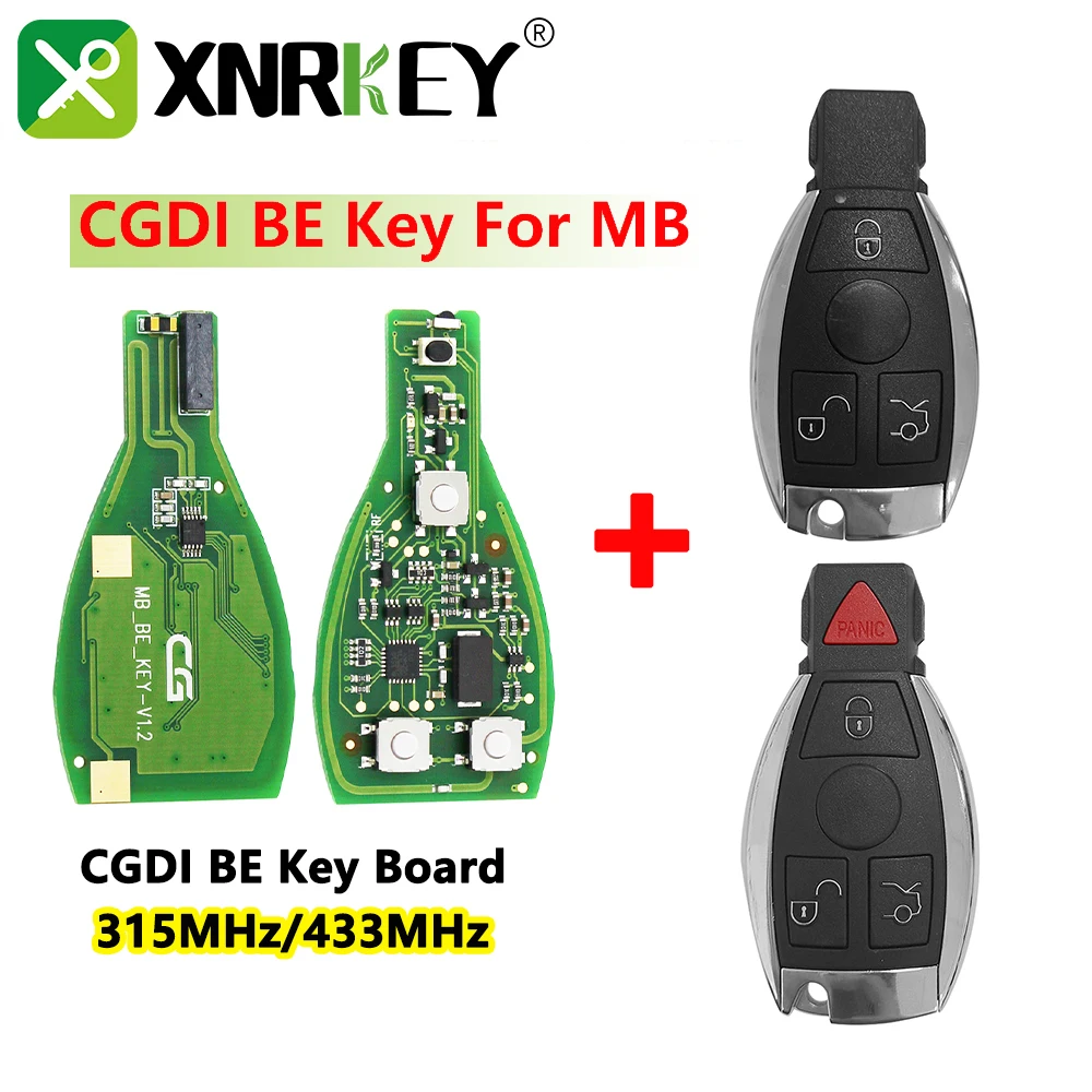 

XNRKEY оригинальный CGDI MB BE Key 315/433 МГц для Mercedes Benz работает с CGDI MB программатором, поддержка всех FBS3 и автоматического восстановления
