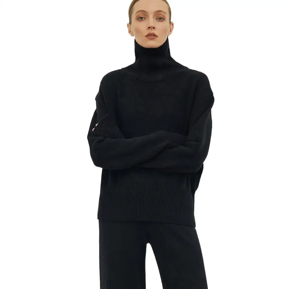 

Women's Racksuit, High Collar Pullovers, Winter Clothes, Jersey, Women's Pant Suit With Collar-stand женская одежда 2022