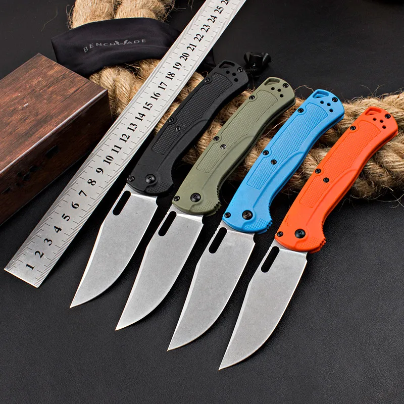 

OEM BM15535 EDC Pocket Folding Knife D2 Blade Glass Fiber Handle Camping Hunting Survival Outdoor Hiking Fruit Kitchen Knife