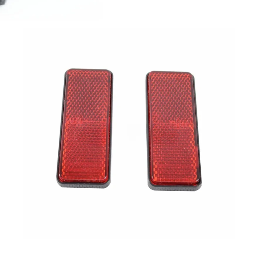 Универсальные красные пластиковые отражатели для мотоциклов Harley Honda Suzuki Yamaha Cruiser