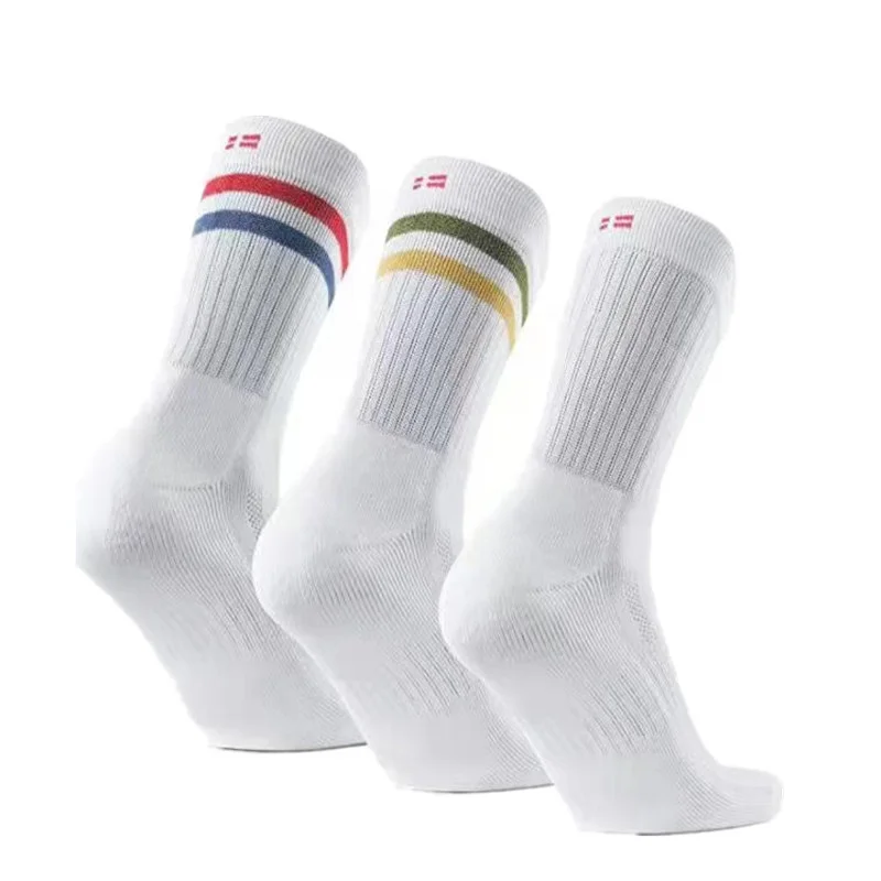 

men and breathable cycling socks women comfortable 2023 sports Striped Running socks Calcetines Ciclismo