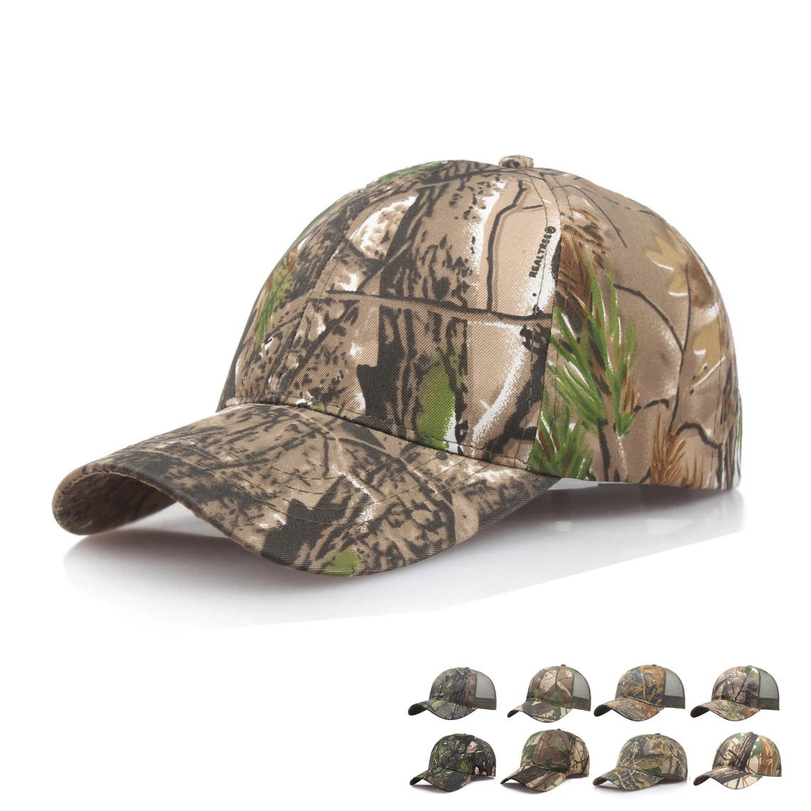 Кепка-бейсболка камуфляжная быстросохнущая в стиле хип-хоп |
