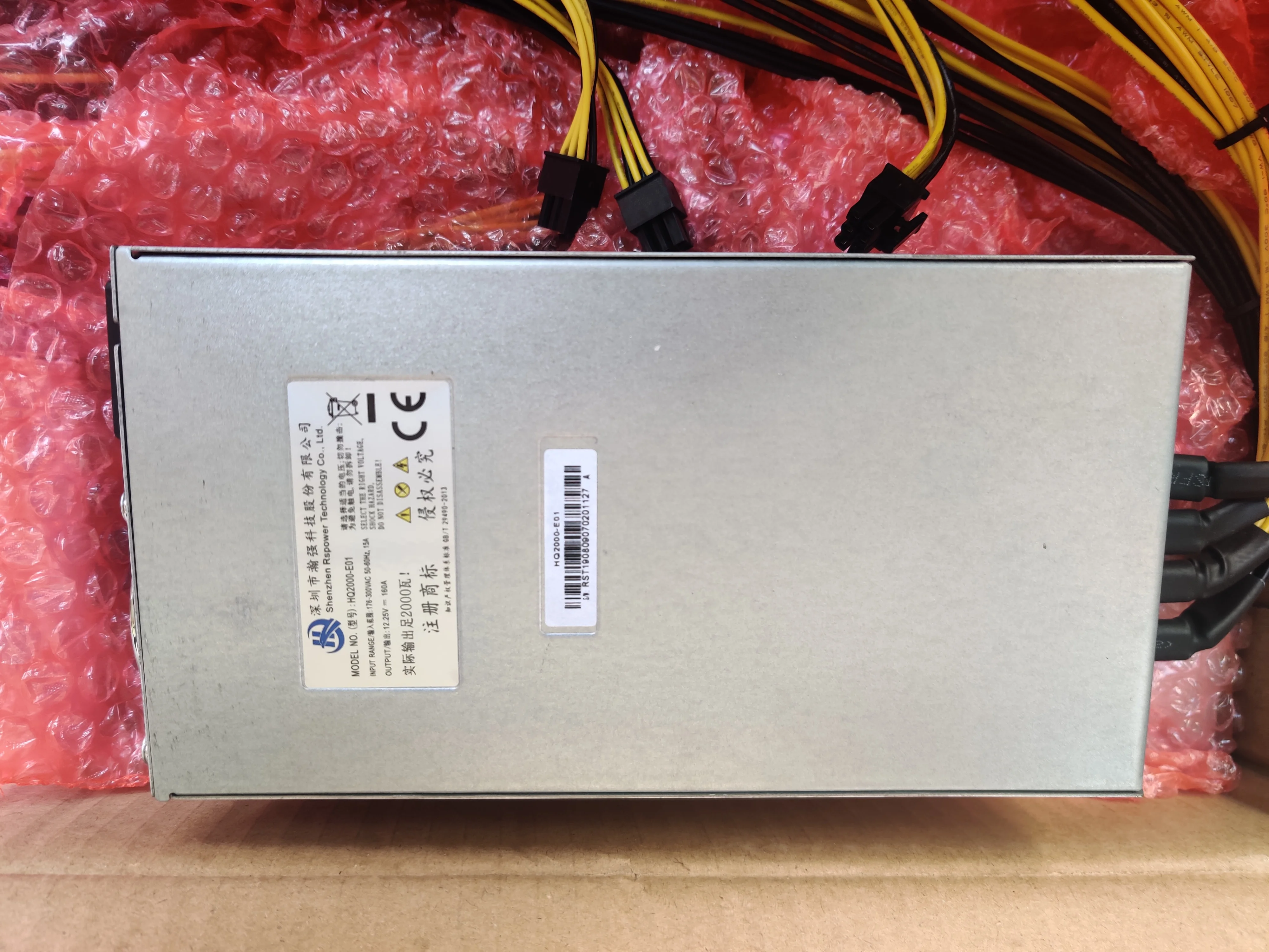 Новый блок питания BTC ETH ZEC LTC DASH Miner 2000 Вт для Antminer S9 S9j S9k SE L3 + E3 Z9 Z11 T9 Innosilicon A9 Ebit E9i PSU |