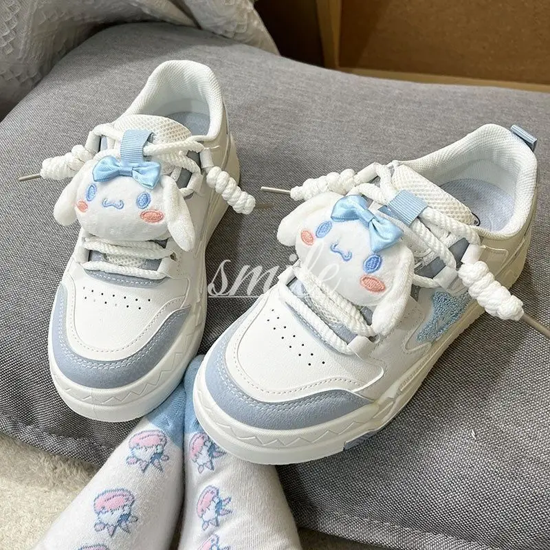 

Sanrio Autumn New Black and White Sports Shoes Fashionable Sports Shoes Children's Versatile Casual Shoes
