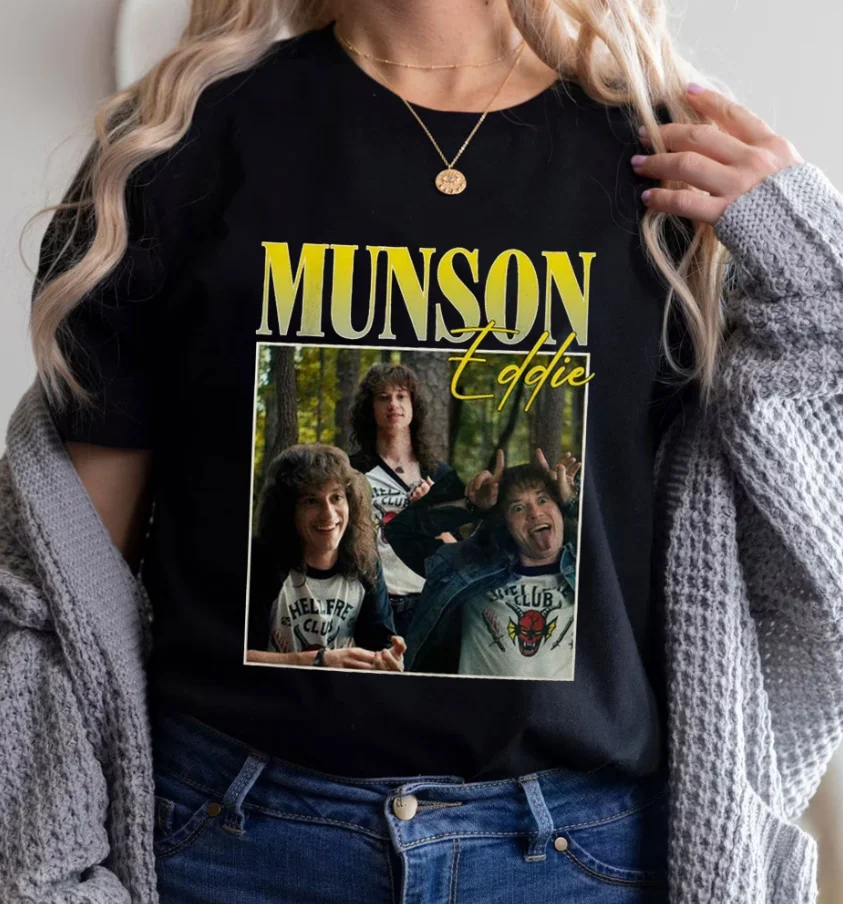 

Eddie Munson T-Shirt Unisex Joseph Quinn Fan Gift Unisex Shirt