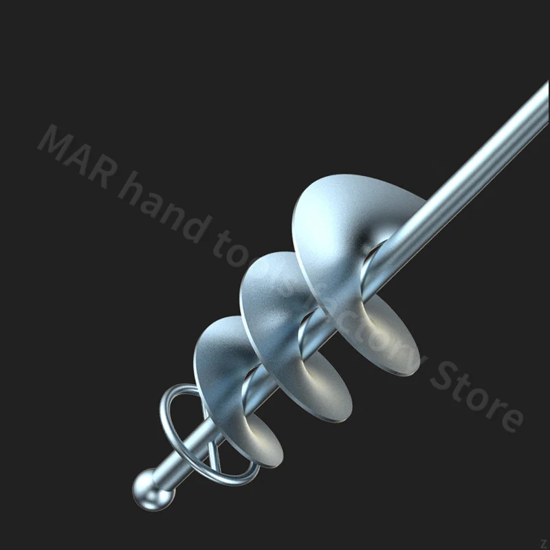 Смеситель для цемента из нержавеющей стали спиральный смесительный стержень