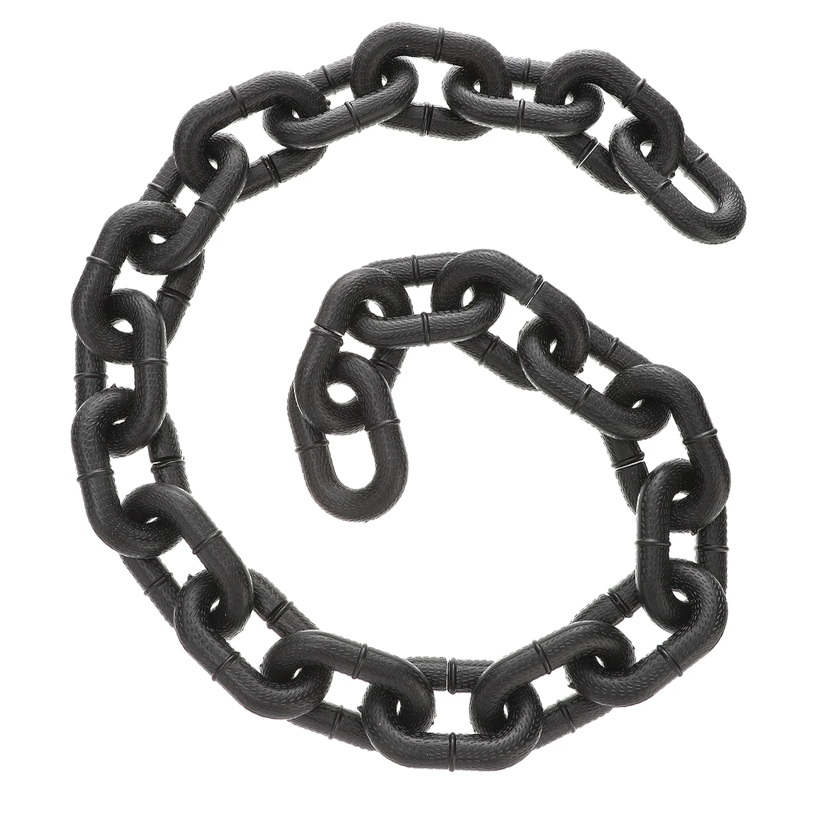 

Simulated Iron Chain Cosplay Costume Halloween Party Plastic Prop Fake Accessory Decor