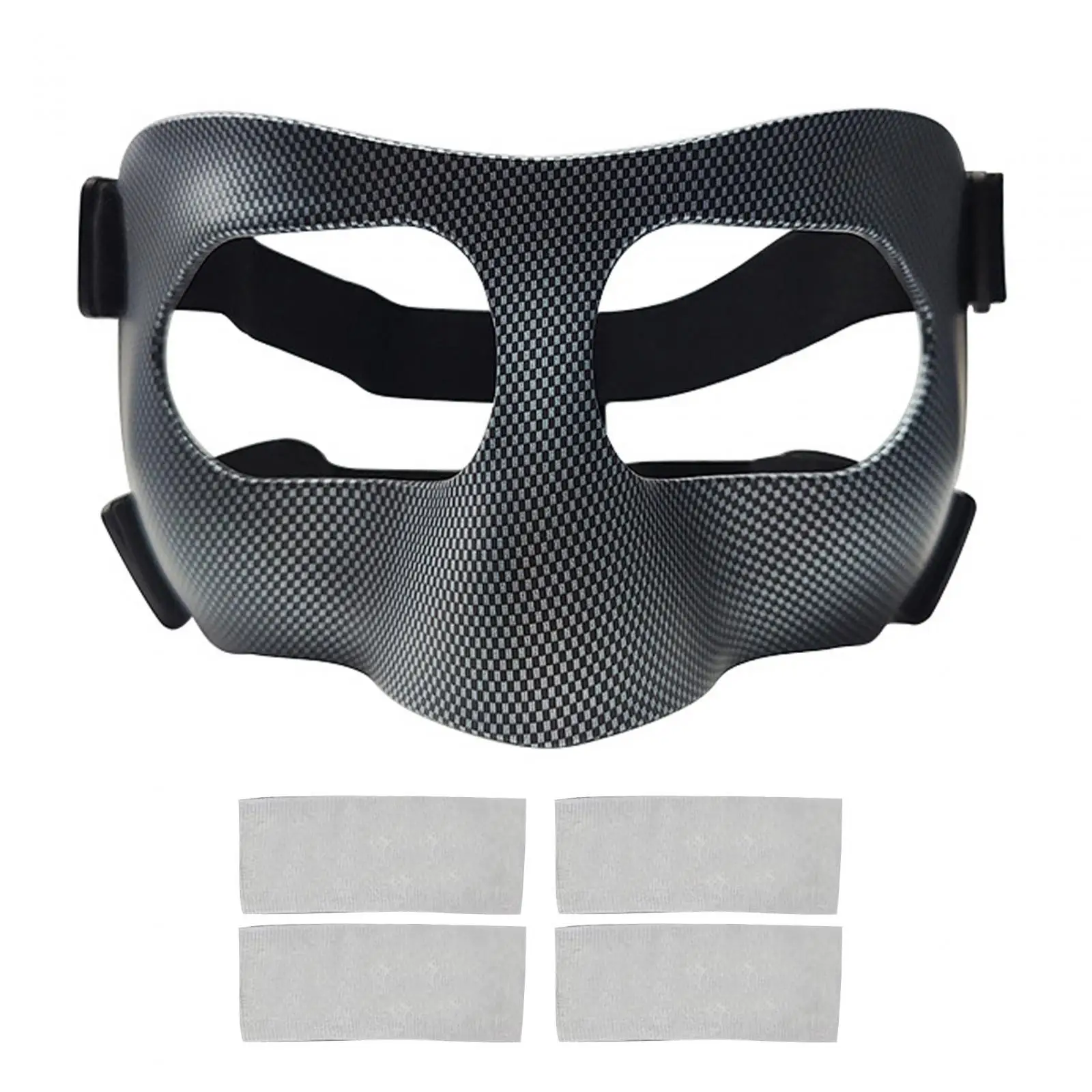 

Basketball Mask Elastic Strap Nose Protector Men Women Face Nose Guard for Gym Exercise Boxing Karate Wrestling Athletic Workout