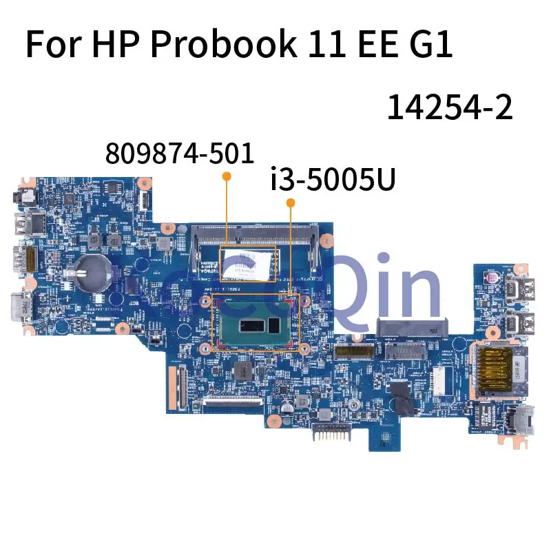     HP Probook 11 EE G1 i3-5005U     809874-501 14254-2 SR244 DDR3