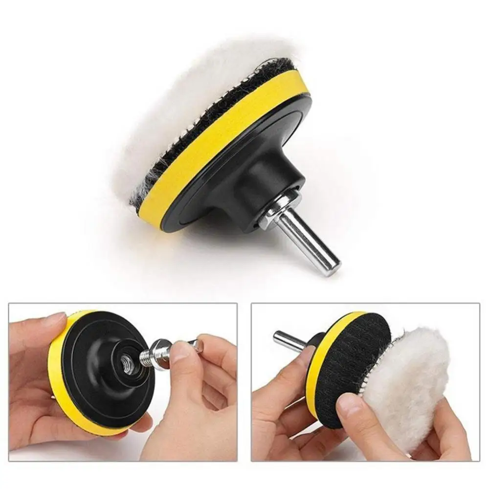 

HOT SALES!!! 22Pcs/Set 3inch Car Auto Care Round Sponge Buffing Polishing Waxing Pad Kit
