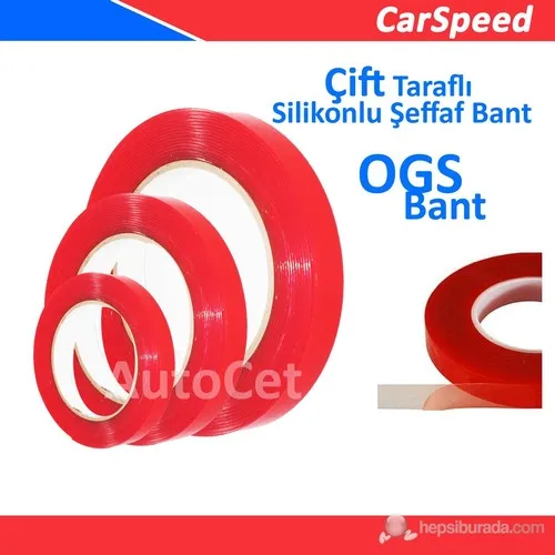 

CarSpeed Double-Sided Silicone Transparent Tape (OGS) 10 mm x 5 Metre