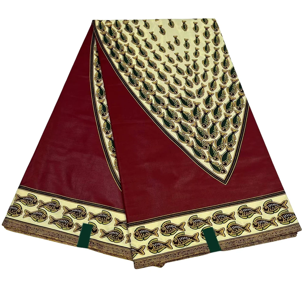 Африканская ткань воск Анкара блочная печать настоящий нигерийский батик