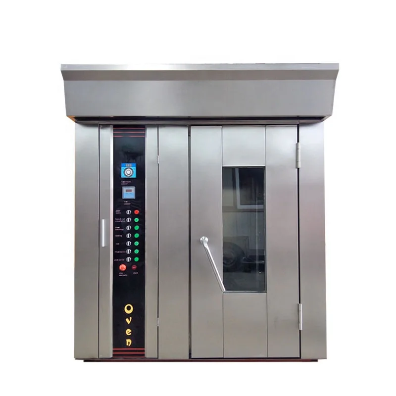 

Top Selling Gas Electric 16 Tray 32 Tray Hot Air Baking Oven Rotary Rack Oven