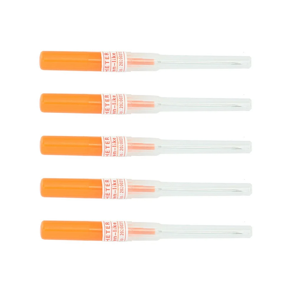 

5pcs Disposable Needles Simple Makeup Puncture Needle Body Perforator for Shop (14G)